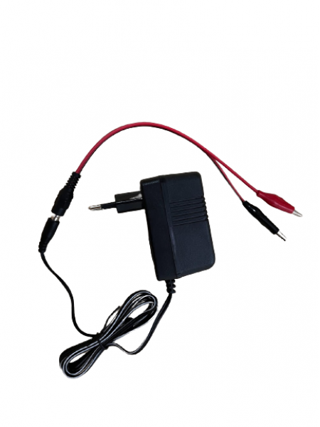 Зарядное устройство 6 вольт с переходником для клемм АКБ