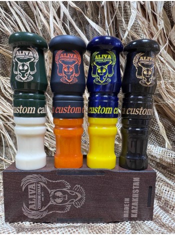 Манок на белолобого гуся Aliva Custom Calls  с акриловой вставкой