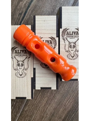 Манок-свисток на крякву, свиязь, чирка Aliva Custom Calls (оранжевый)