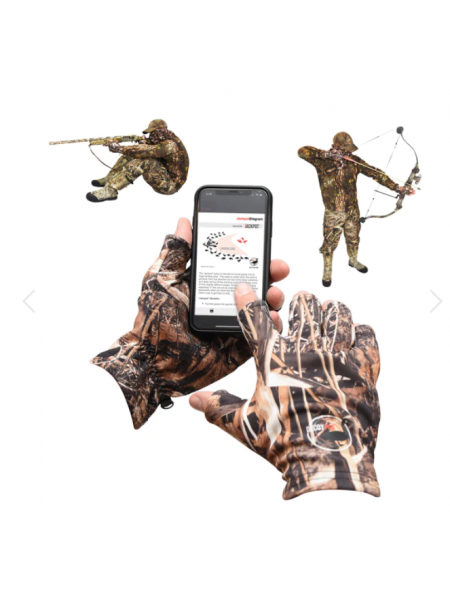 Перчатки охотничьи DecoyPro (для сенсорных экранов) 